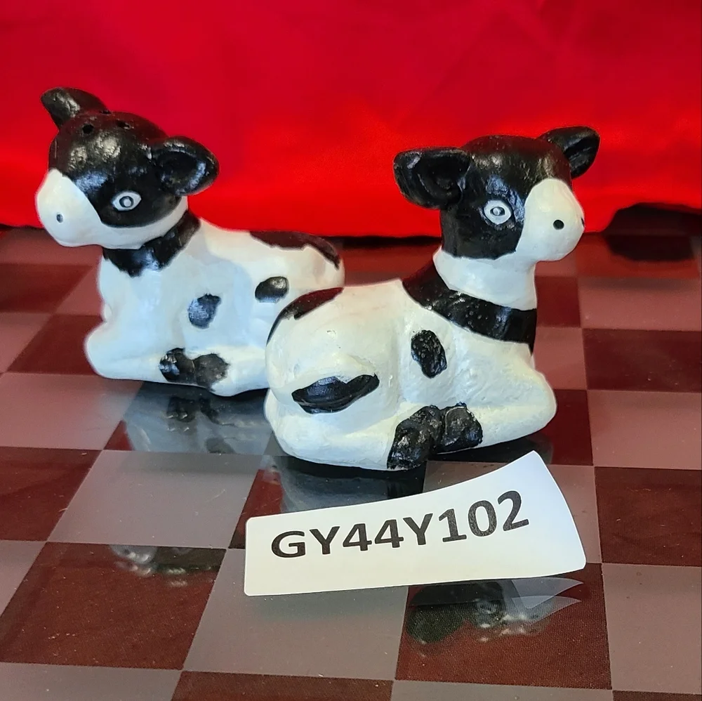 Cow Salt & Pepper Shakers for sale